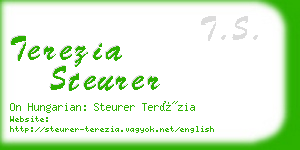 terezia steurer business card